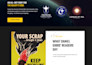 do author website, book launch website, ebook website, book author landing page